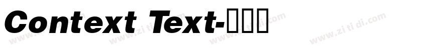 Context Text字体转换 Context Text字体转换